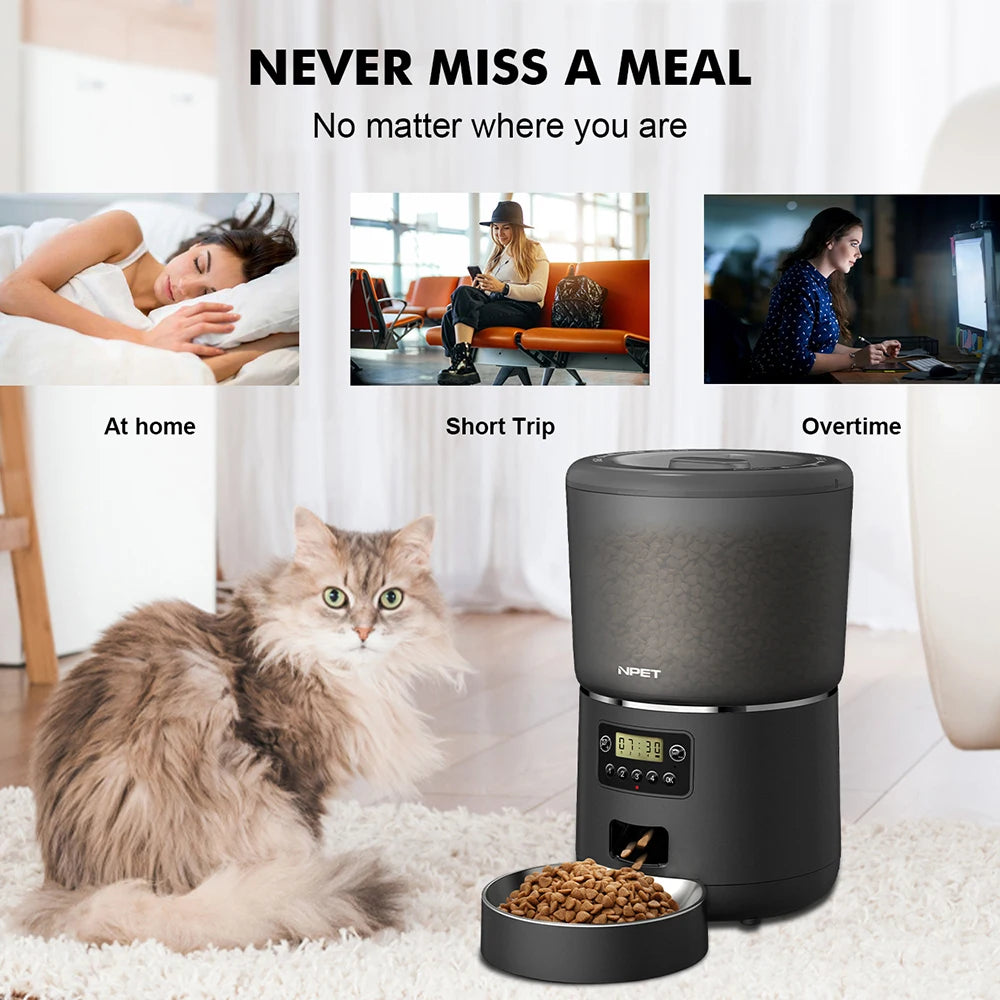 Automatic Smart Pet Feeder for Cats and Dogs