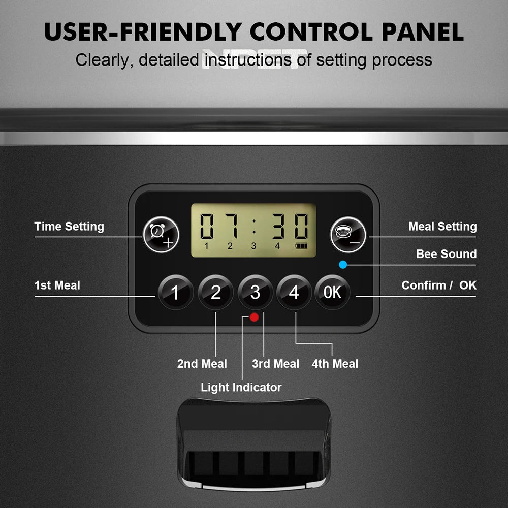 Automatic Smart Pet Feeder for Cats and Dogs