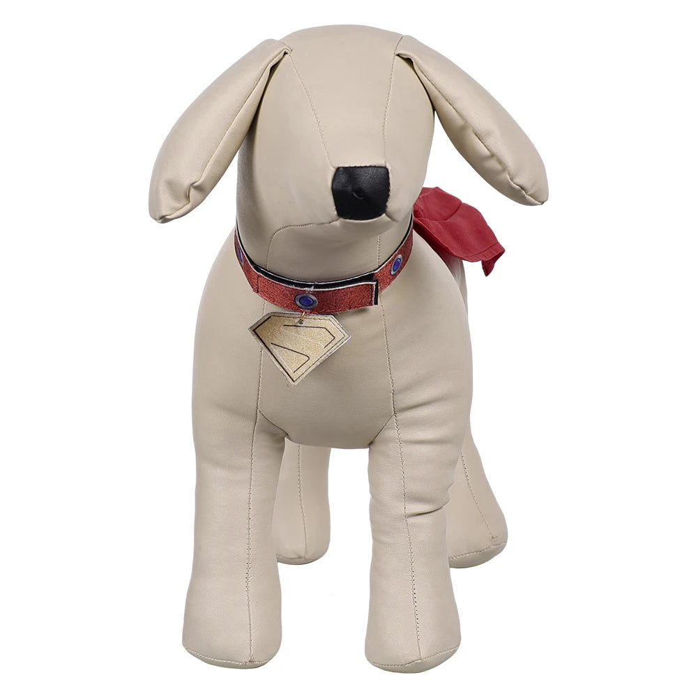 Small Dog Superdog Krypto Cosplay Red Cloak 2025 Fantasy Movie Superhero Costume Disfraz Accessories Halloween Puppy Pet Outfits