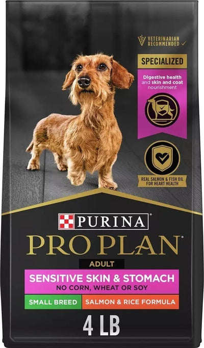 Purina Pro Plan Sensitive Skin and Stomach Adult Dog Food Small Breed Salmon And
