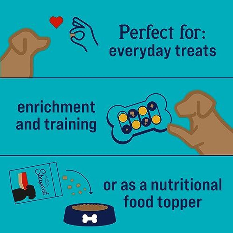 Stewart Freeze Dried Beef Liver Dog Treats Grain Free USA Made 12 Ounce Tub