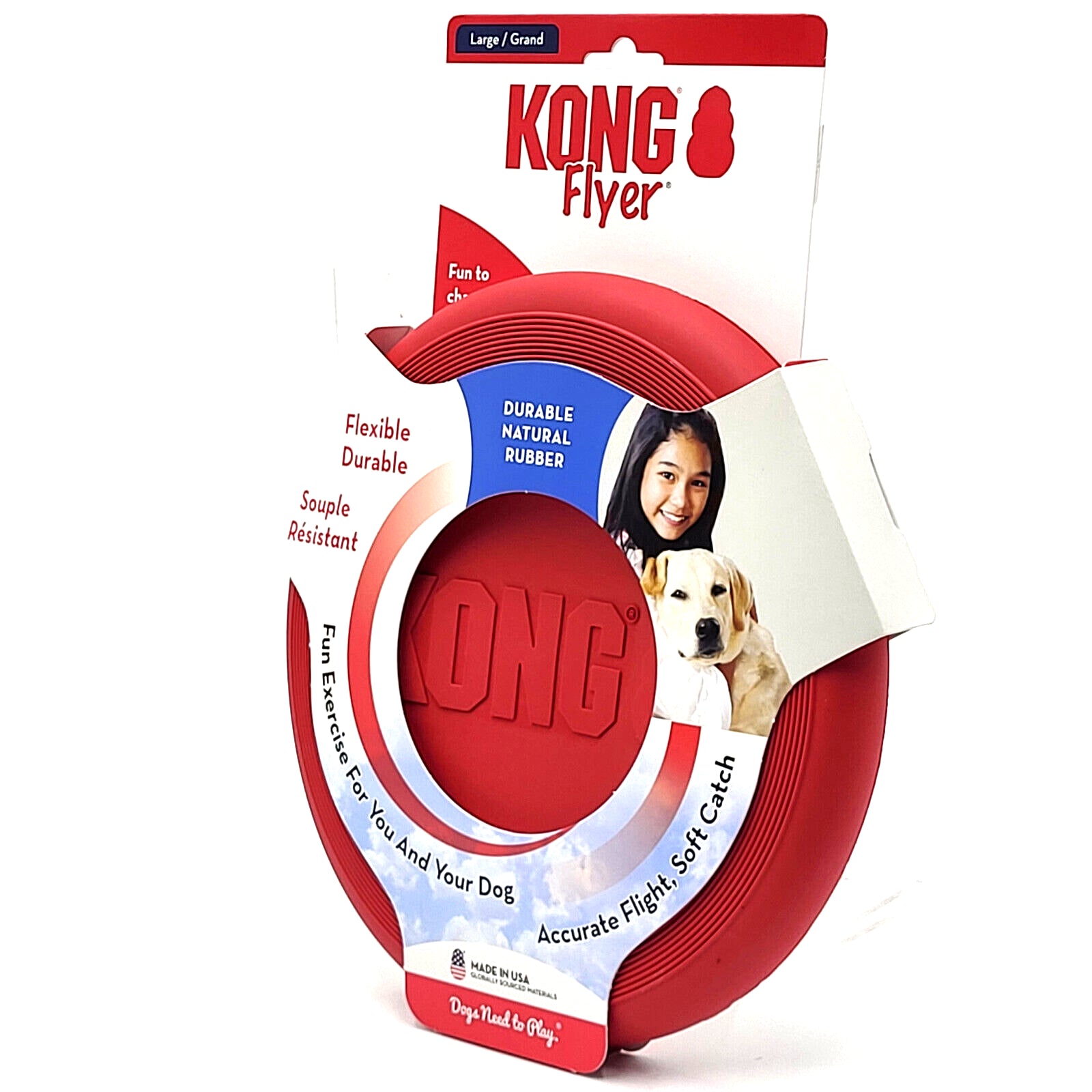 KONG Flexible Flyer Frisbee for Dogs