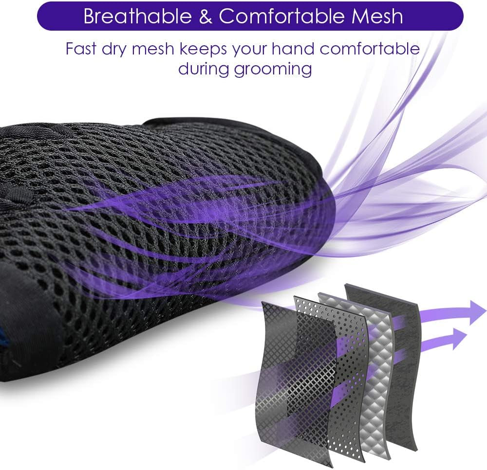 Pet Grooming Glove for Dogs and Cats