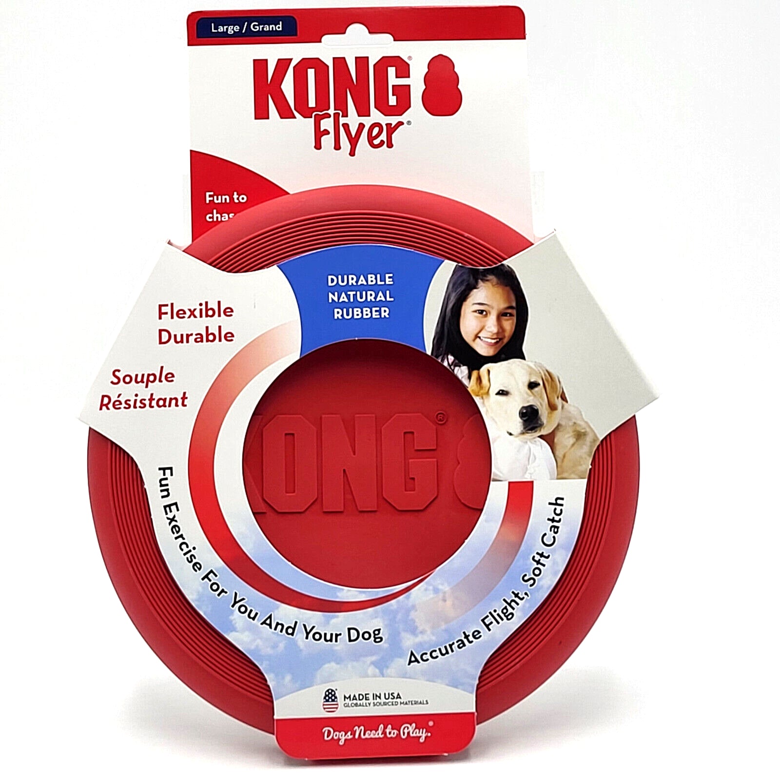 KONG Flexible Flyer Frisbee for Dogs