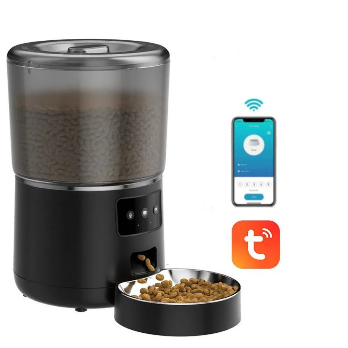 Automatic Smart Pet Feeder for Cats and Dogs